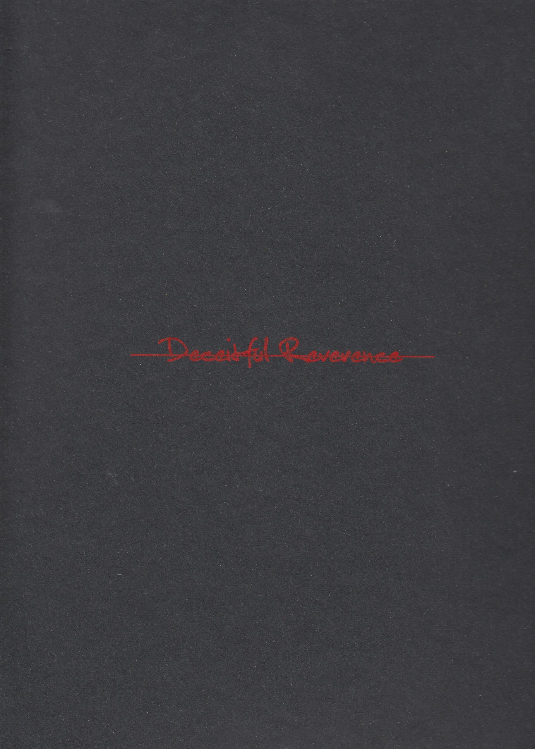 Igor Pisuk : Deceitful Reverence